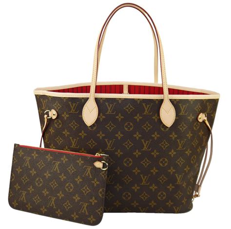 louis vuitton neverfull mm monogram cherry